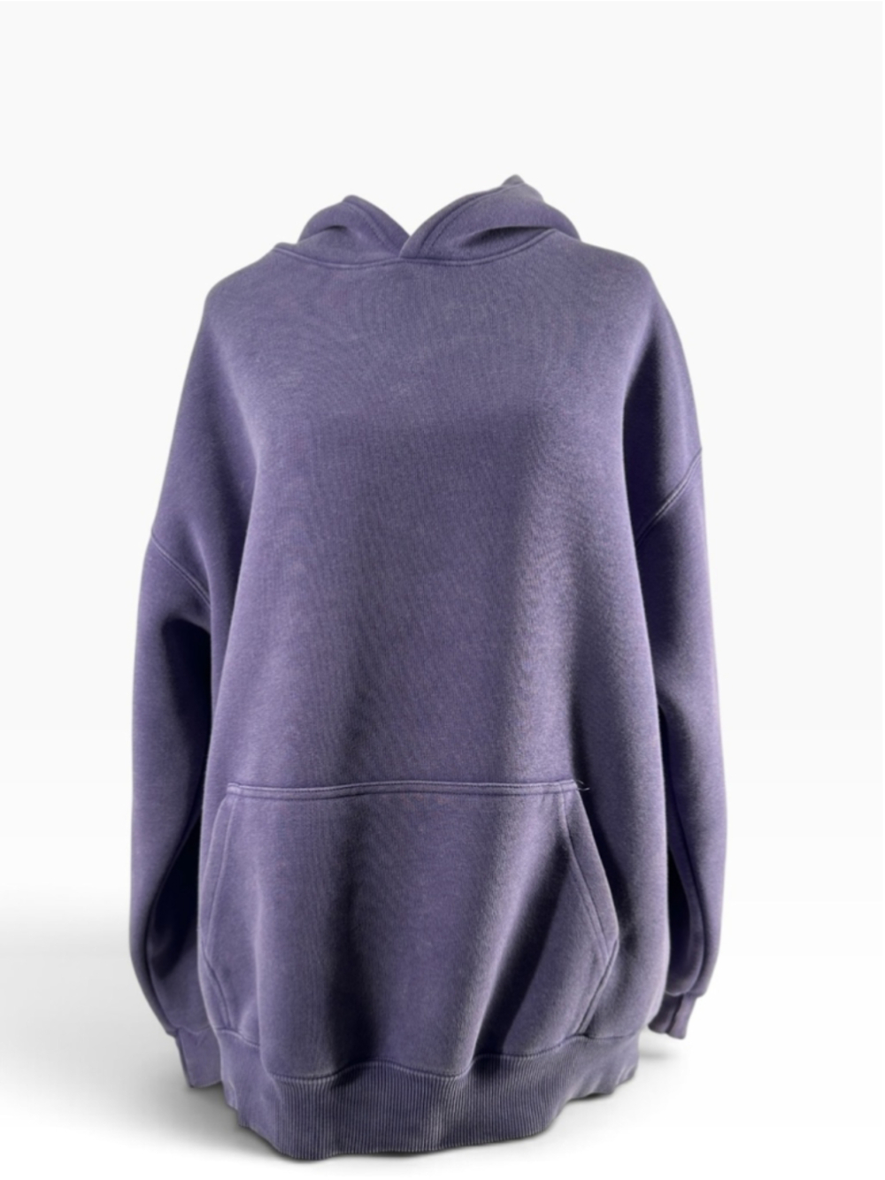 Aelfric Eden oversized Hoodie purple lavender slight distressed thick warm sz s
